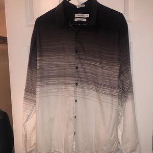 calvin klein mens button down